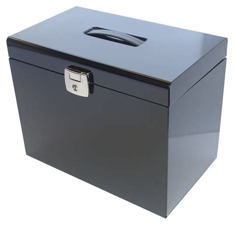 argos metal filing box|lockable metal file box.